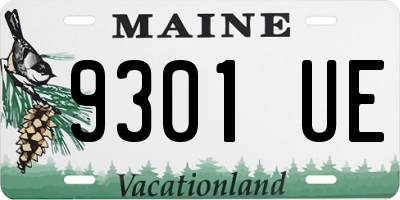 ME license plate 9301UE