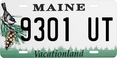 ME license plate 9301UT