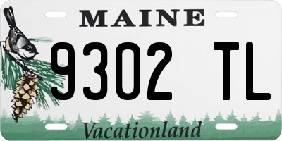 ME license plate 9302TL