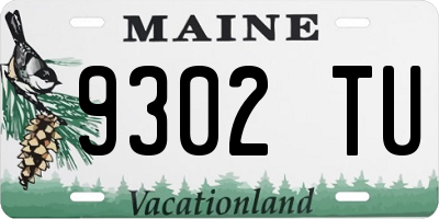 ME license plate 9302TU