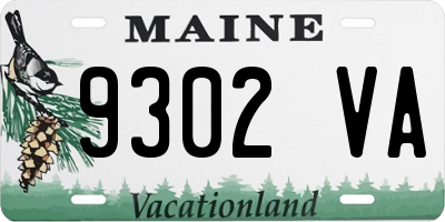 ME license plate 9302VA