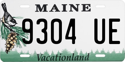 ME license plate 9304UE