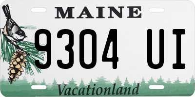 ME license plate 9304UI