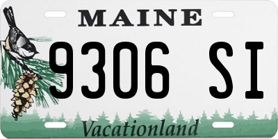 ME license plate 9306SI