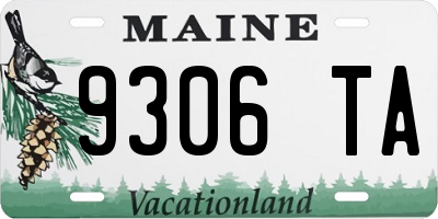 ME license plate 9306TA