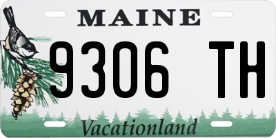 ME license plate 9306TH