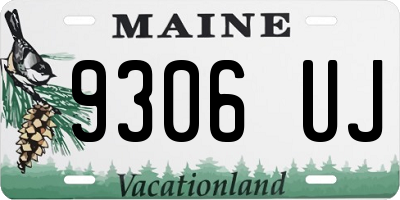 ME license plate 9306UJ