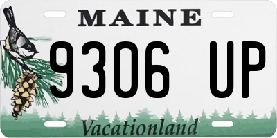 ME license plate 9306UP
