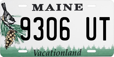 ME license plate 9306UT
