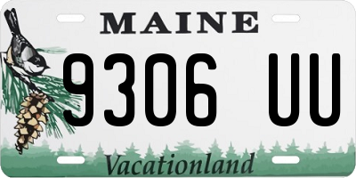 ME license plate 9306UU