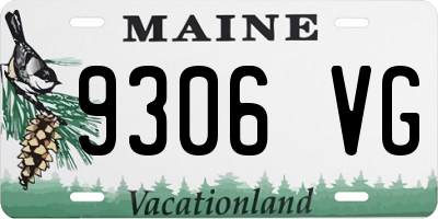 ME license plate 9306VG