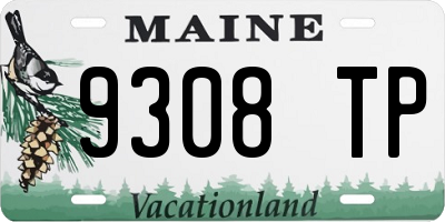 ME license plate 9308TP