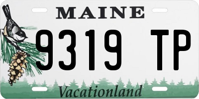 ME license plate 9319TP