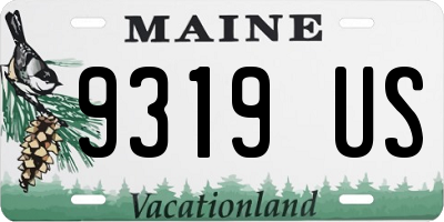 ME license plate 9319US