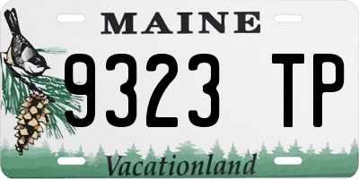 ME license plate 9323TP