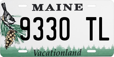 ME license plate 9330TL