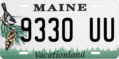 ME license plate 9330UU