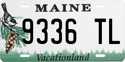 ME license plate 9336TL