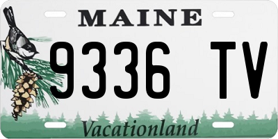 ME license plate 9336TV