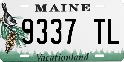 ME license plate 9337TL