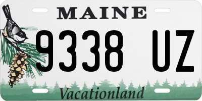 ME license plate 9338UZ