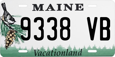 ME license plate 9338VB