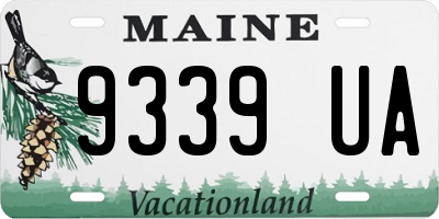 ME license plate 9339UA