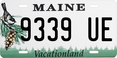 ME license plate 9339UE