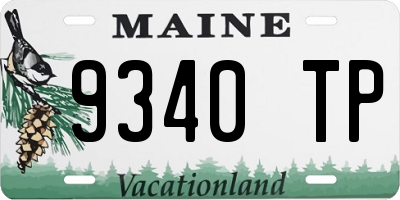 ME license plate 9340TP