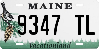 ME license plate 9347TL