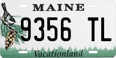 ME license plate 9356TL
