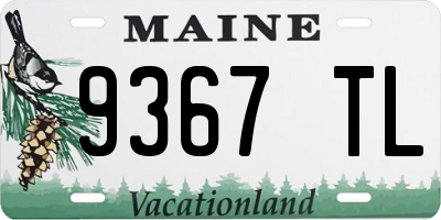 ME license plate 9367TL