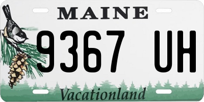 ME license plate 9367UH