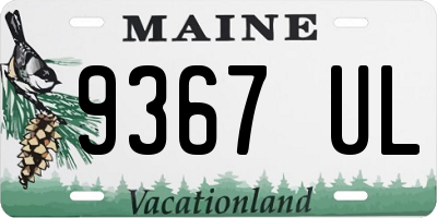 ME license plate 9367UL