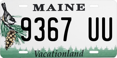 ME license plate 9367UU