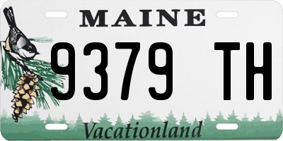 ME license plate 9379TH