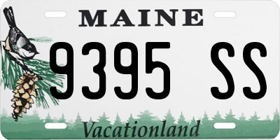 ME license plate 9395SS