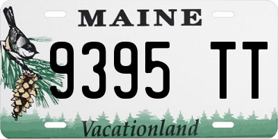 ME license plate 9395TT