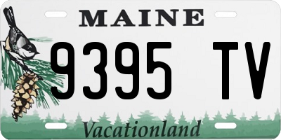 ME license plate 9395TV