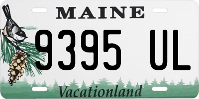 ME license plate 9395UL