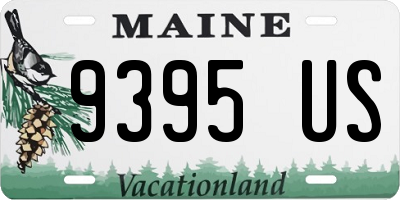 ME license plate 9395US