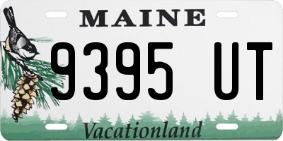 ME license plate 9395UT