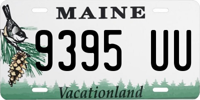 ME license plate 9395UU