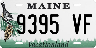 ME license plate 9395VF