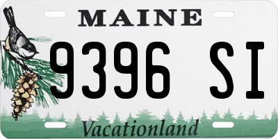 ME license plate 9396SI