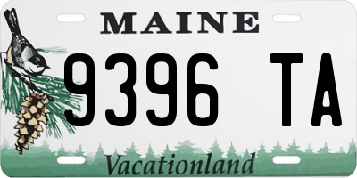 ME license plate 9396TA