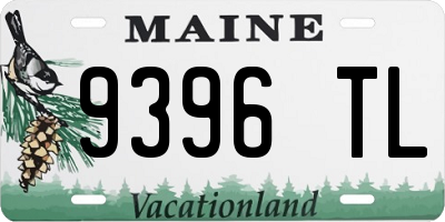 ME license plate 9396TL