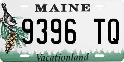ME license plate 9396TQ