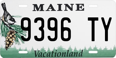 ME license plate 9396TY