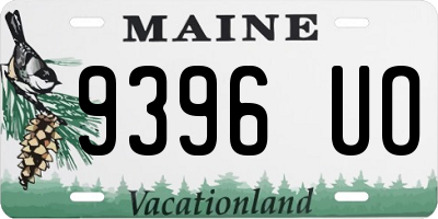 ME license plate 9396UO